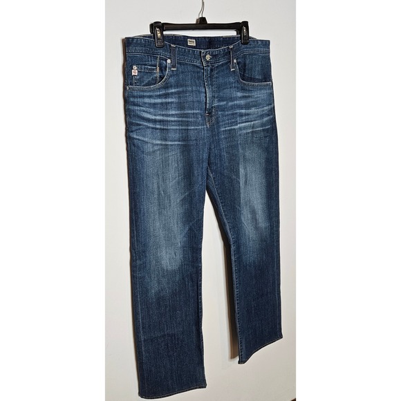 AG Adriano Goldschmied‎ Protégé Straight Leg Jeans Mens Size 38 Made in USA - Picture 2 of 7